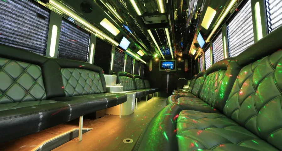 Limo Coach Party Bus Interior