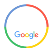 A Google Reviews badge with high star ratings, symbolizing excellent customer feedback and service quality.