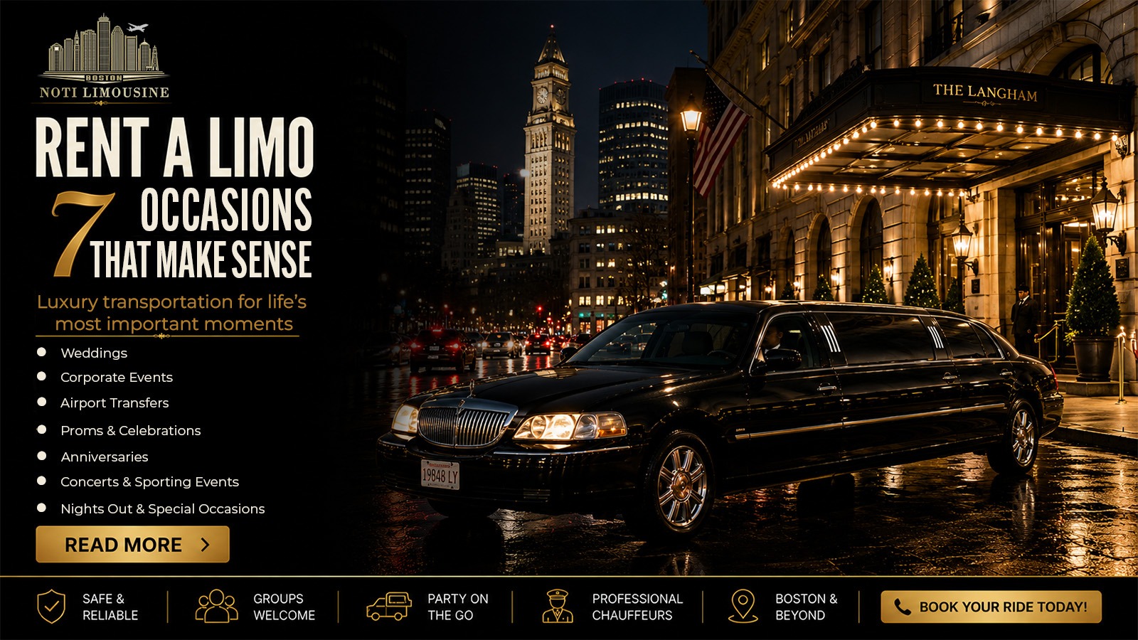 When Should You Rent a Limo in Boston? 7 Occasions That Make Sense